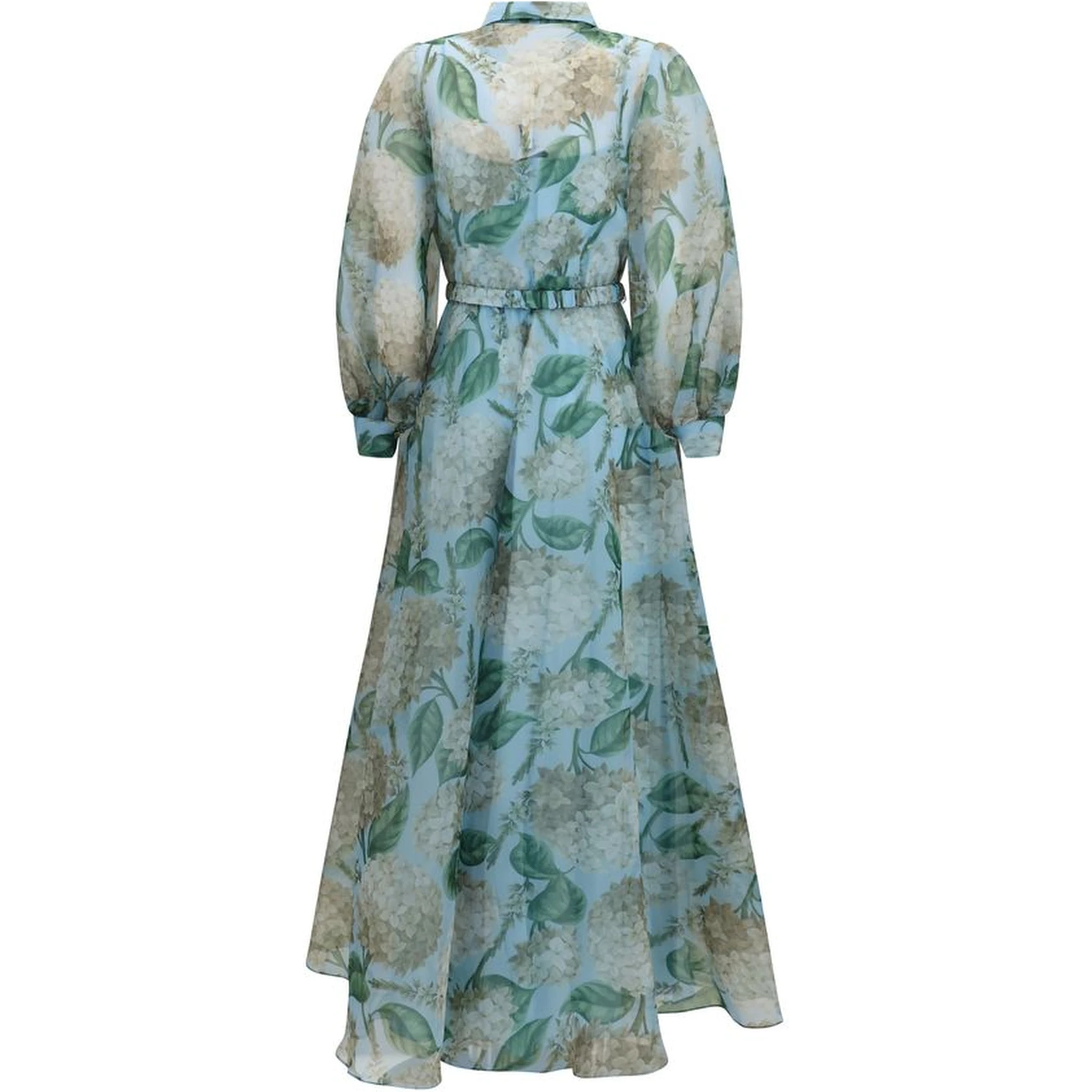 Blue Polyester Casual Dress