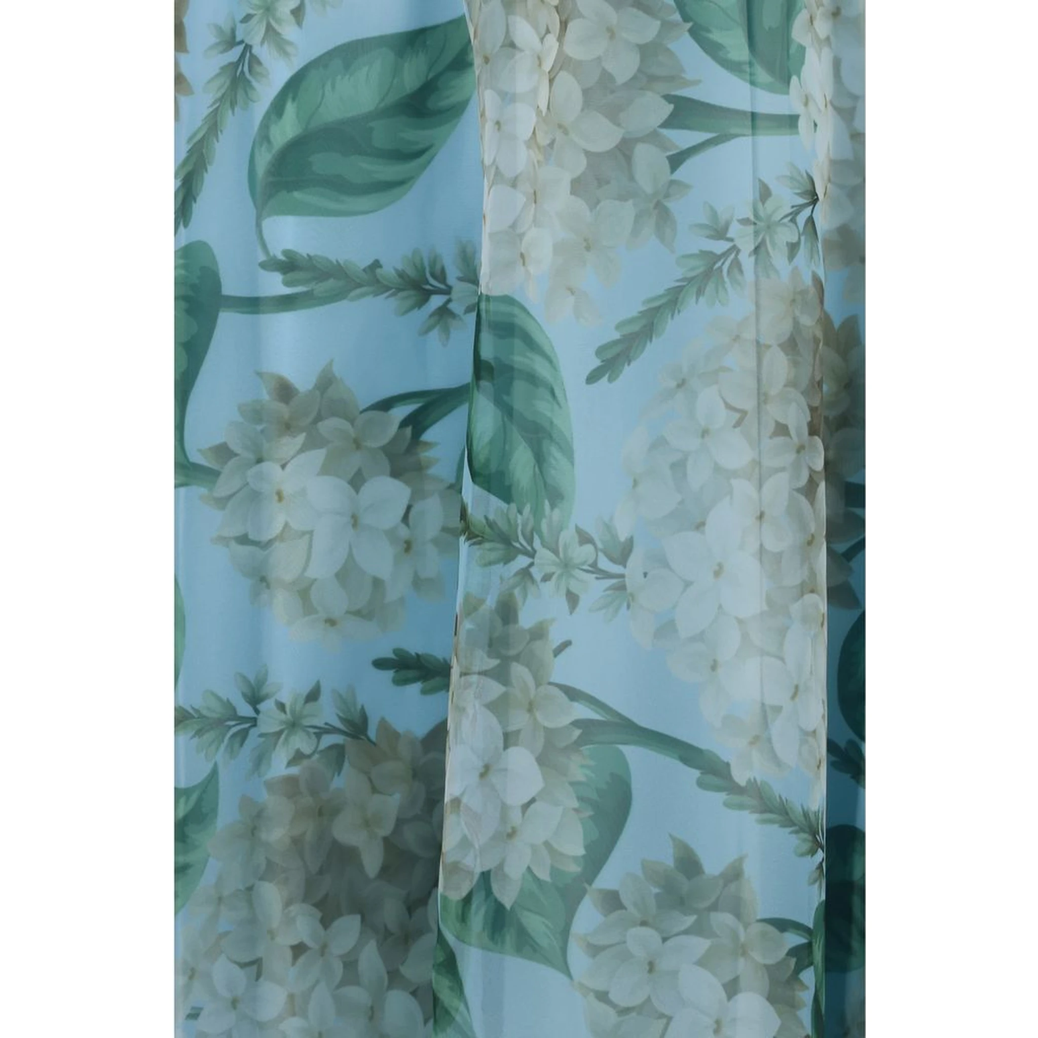 Blue Polyester Casual Dress