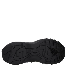 Black Fabric Sneakers