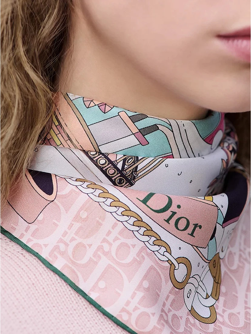 CHRISTIAN DIOR scarf