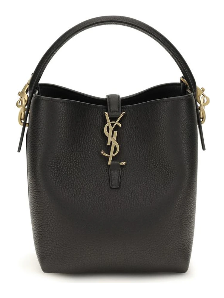 Black Calf Leather Bos Taurus Shoulder Bag