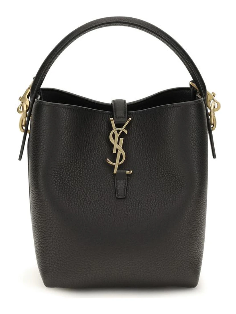 Black Calf Leather Bos Taurus Shoulder Bag