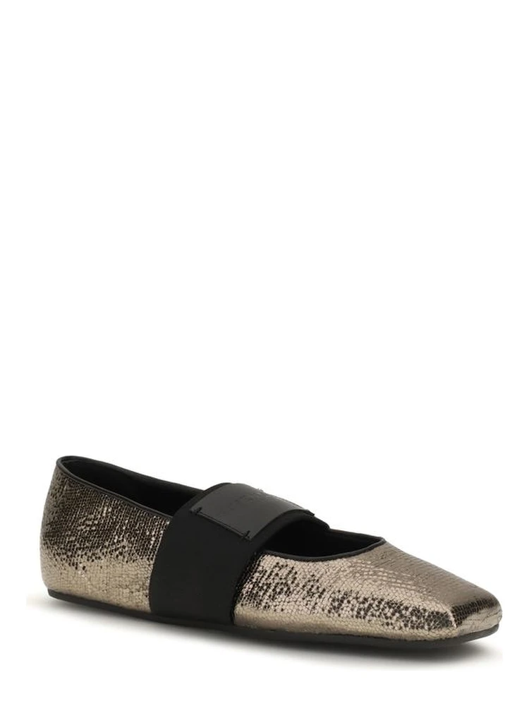Gold Calf Leather Bos Taurus Ballet Flats alternative