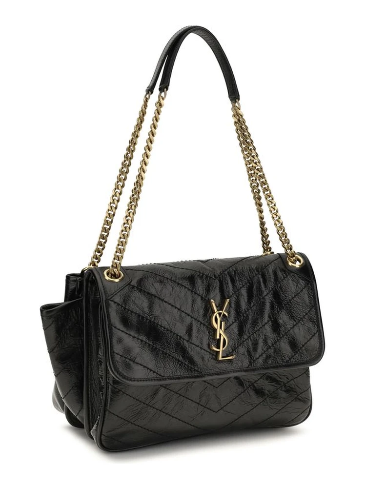 Black Calf Leather Bos Taurus Shoulder Bag alternative