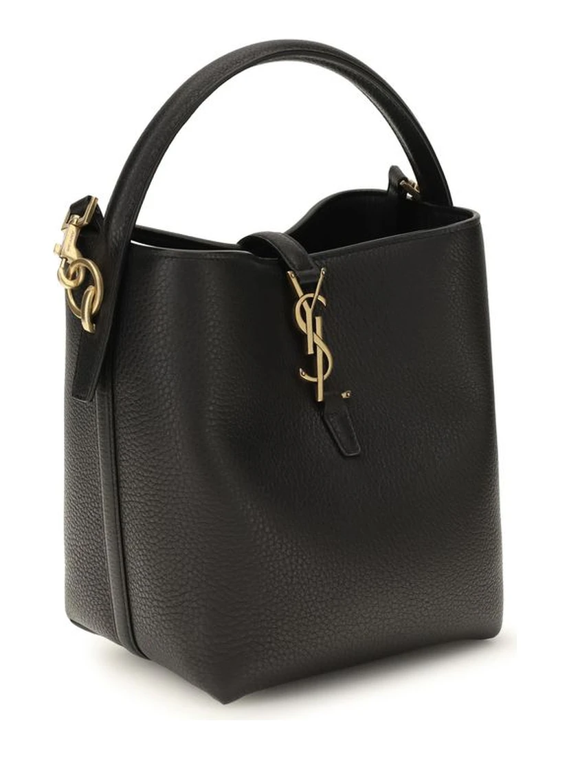 Black Calf Leather Bos Taurus Shoulder Bag