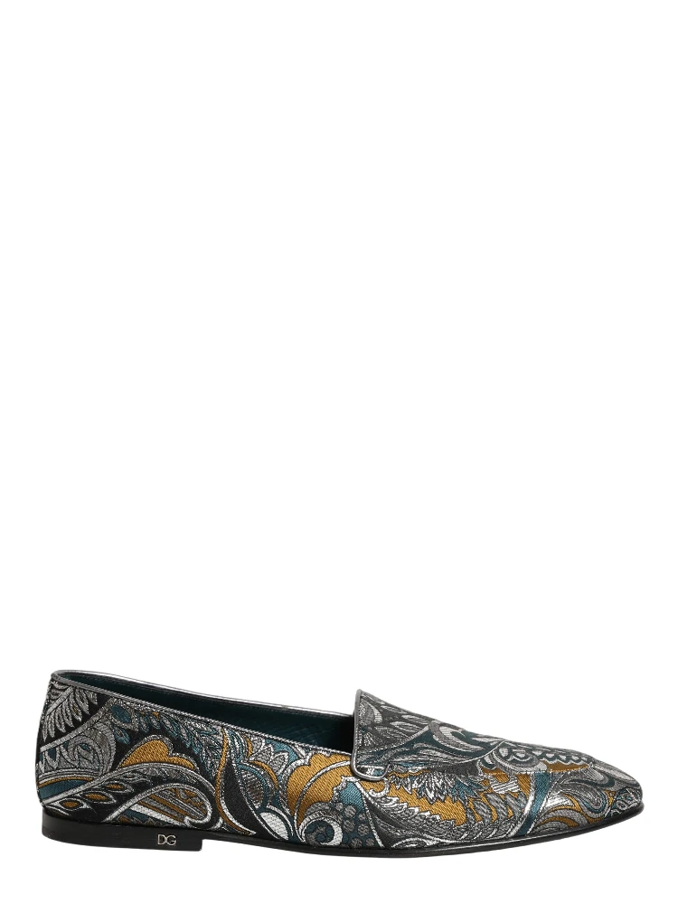 Multicolor Paisley Brocade Men Loafers Shoes alternative