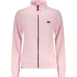 سويت شيرت قطني وردي