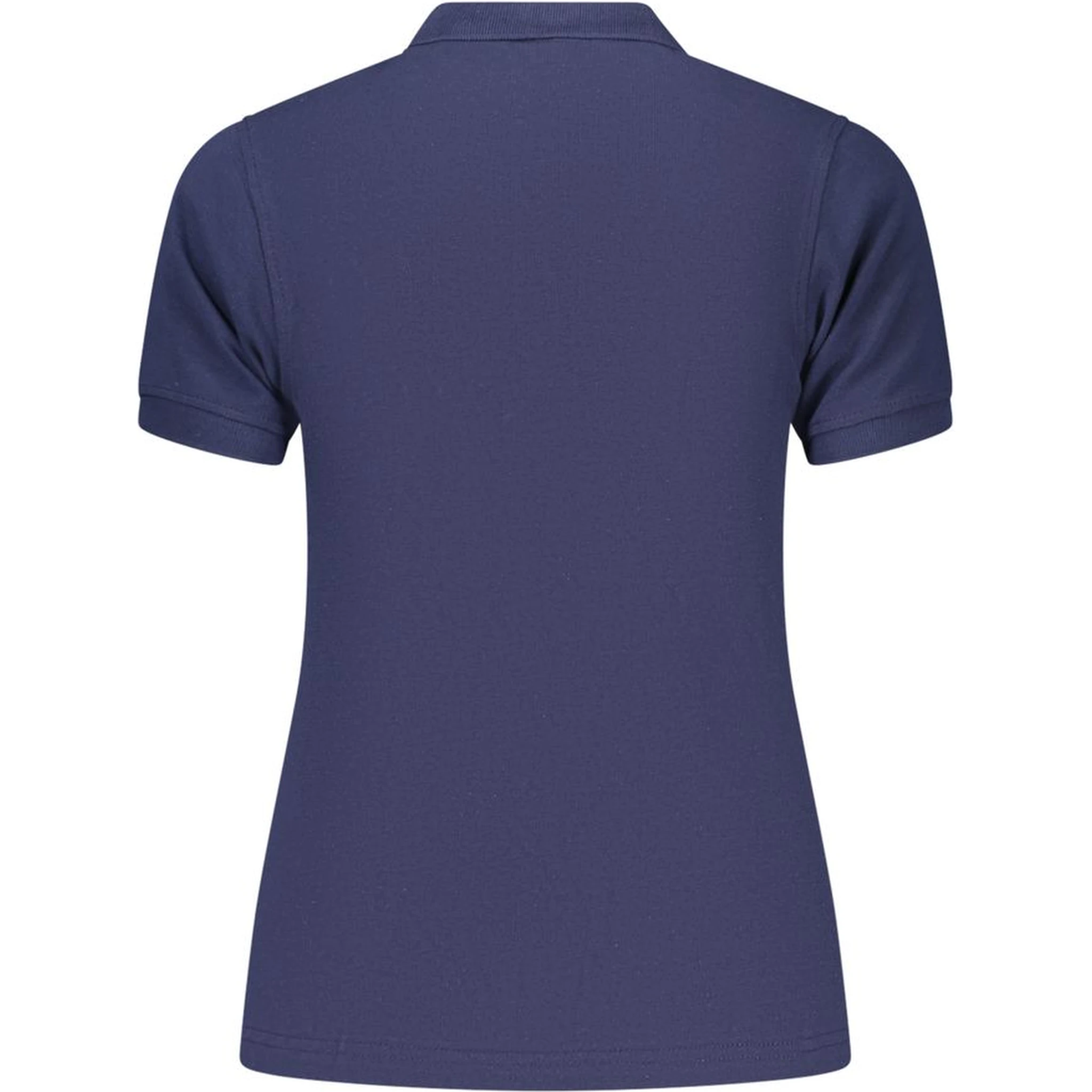 Blue Cotton Polo Shirt