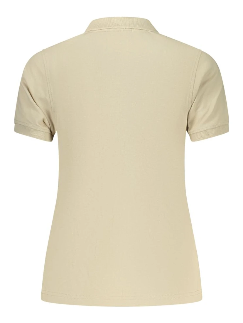 قميص بولو قطني بيج