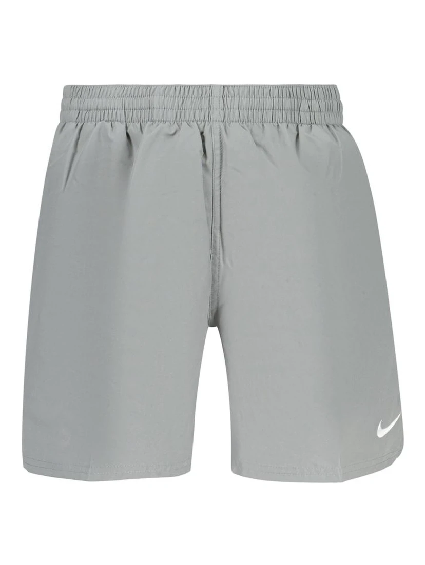 Gray Polyester Swim Shorts