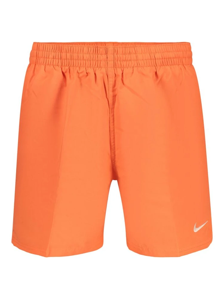 Orange Polyester Men's Swimwear Shorts