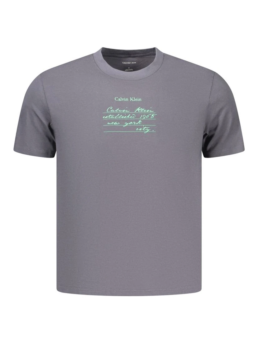 Gray Cotton T-Shirt