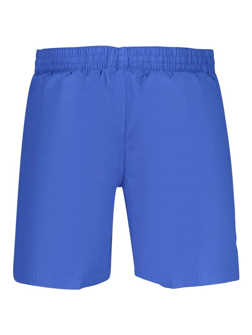 Blue Polyester Swim Shorts