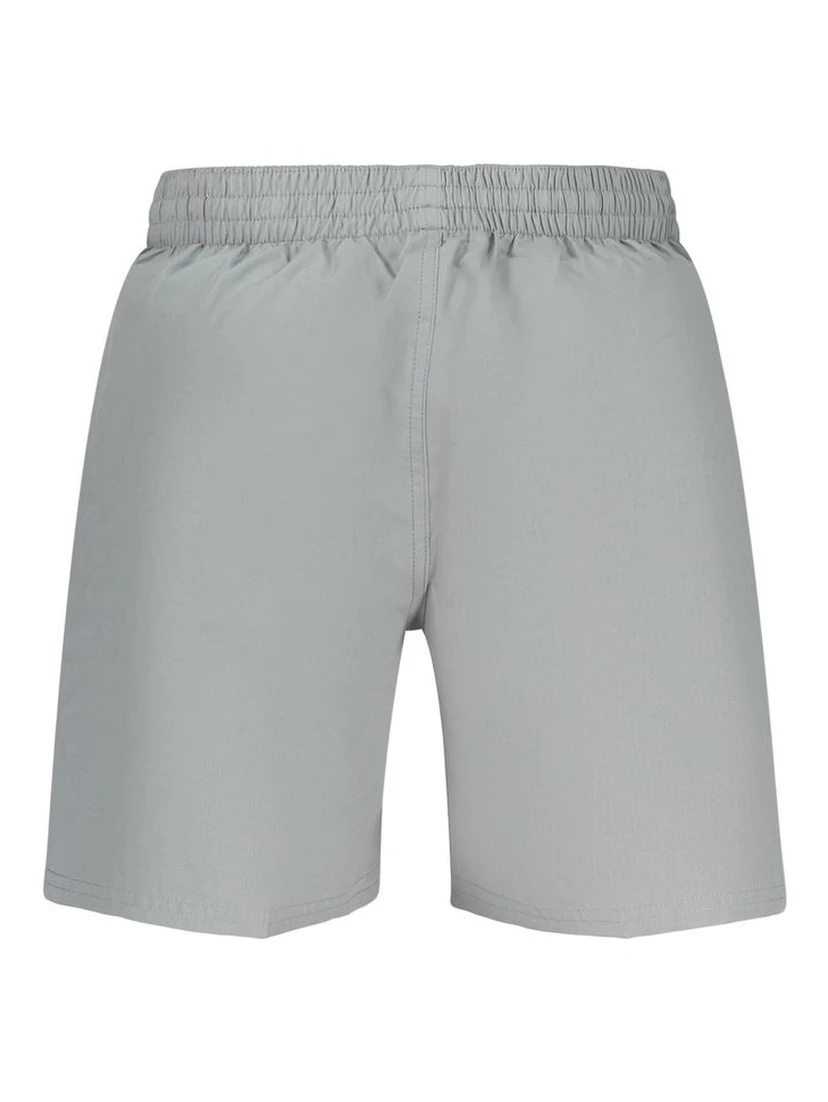 Gray Polyester Swim Shorts