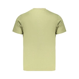 Green Cotton Men's T-Shirt