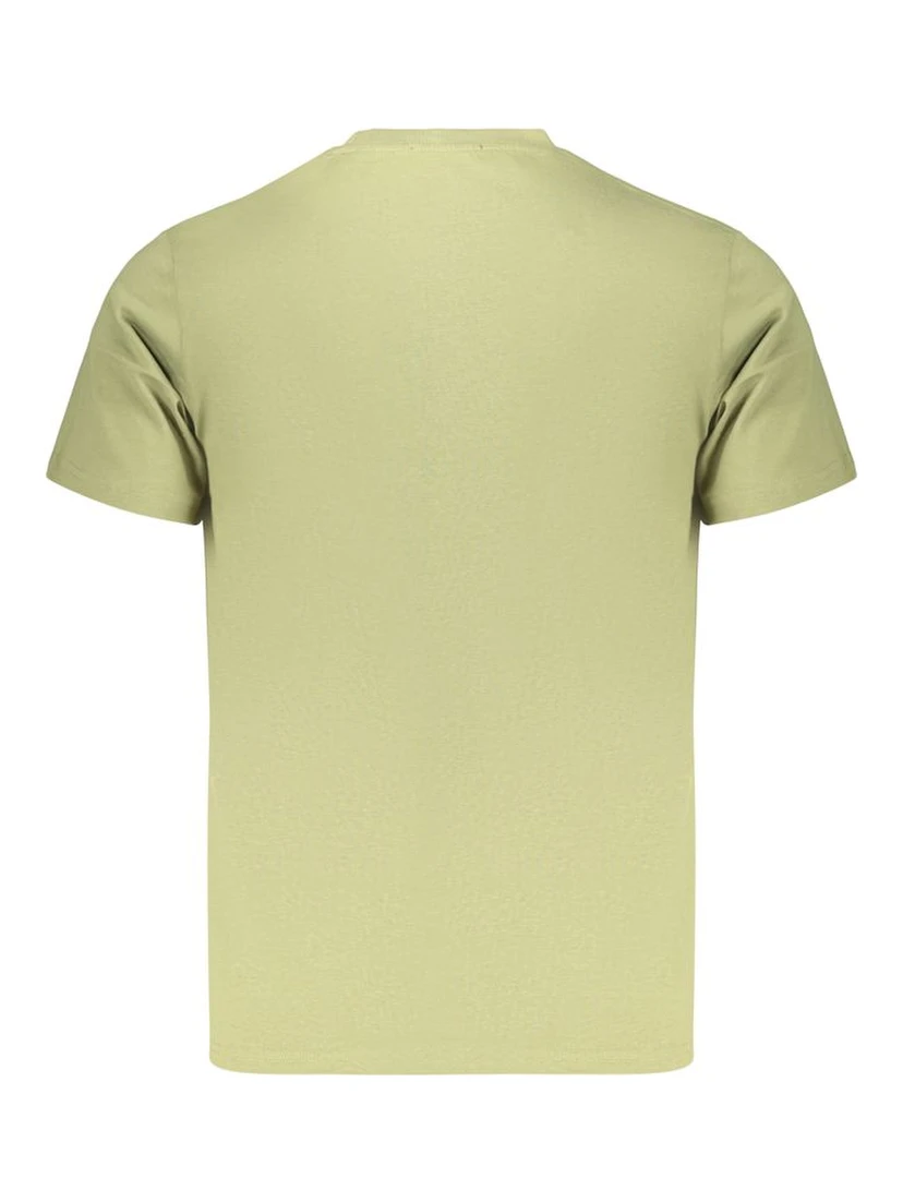 Green Cotton Men's T-Shirt