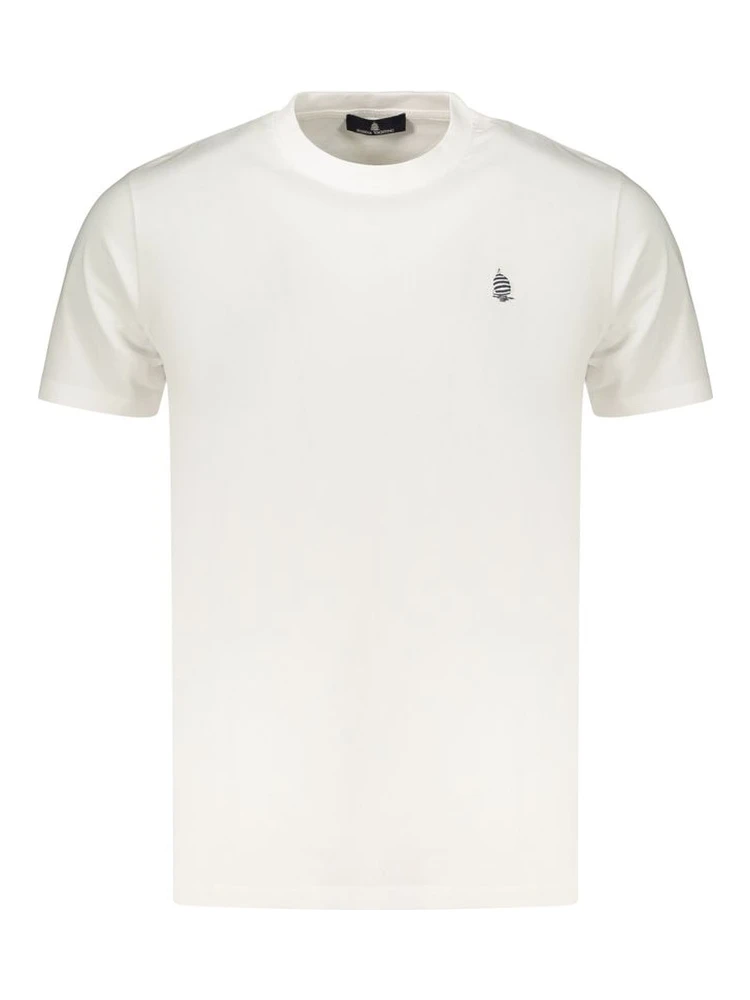 White Cotton Men's T-Shirt