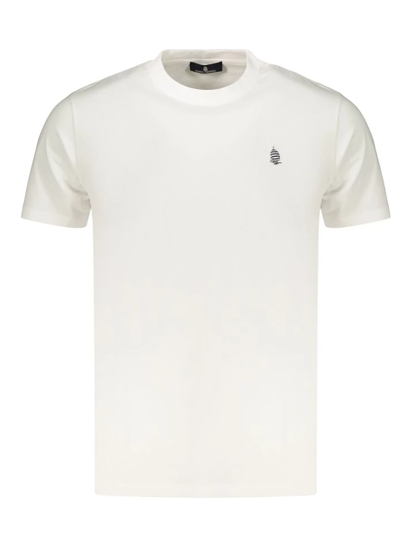 White Cotton Men's T-Shirt