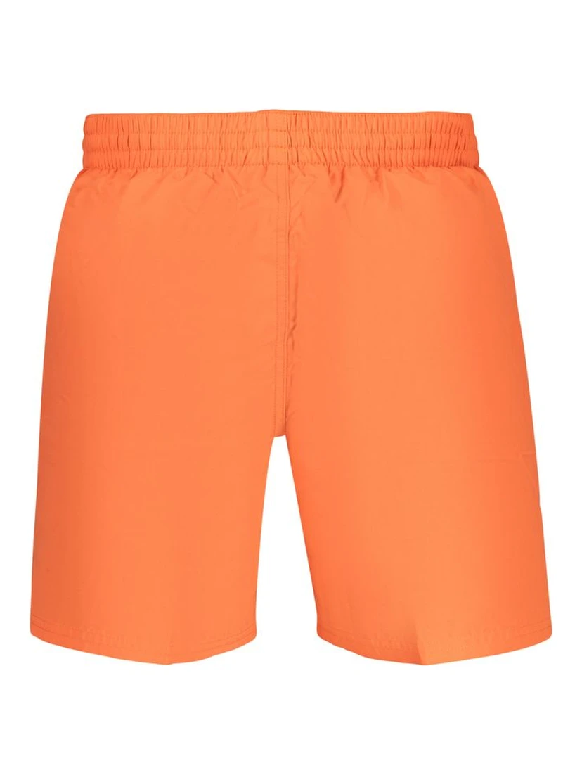 Orange Polyester Men's Swimwear Shorts
