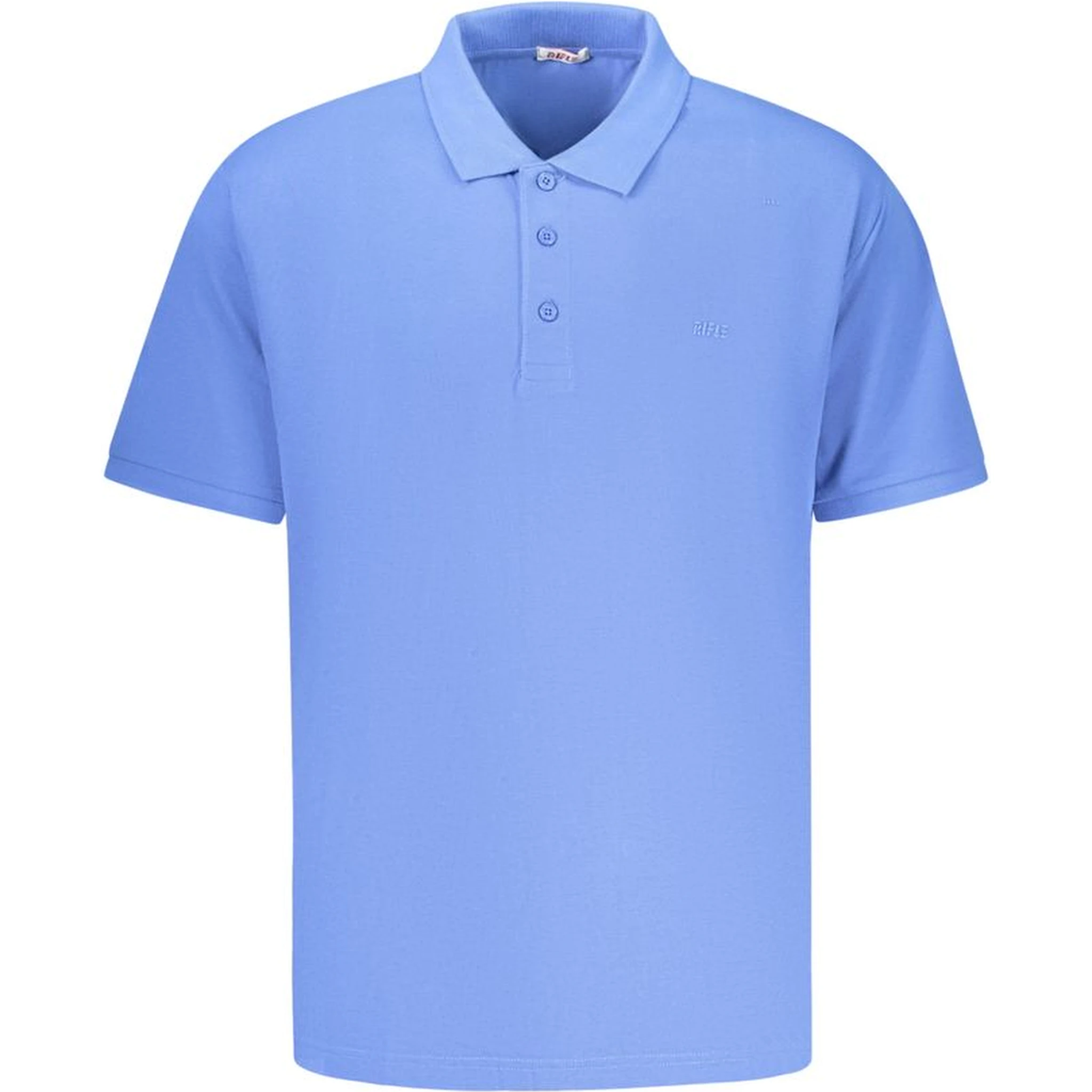 Blue Cotton Men's Polo