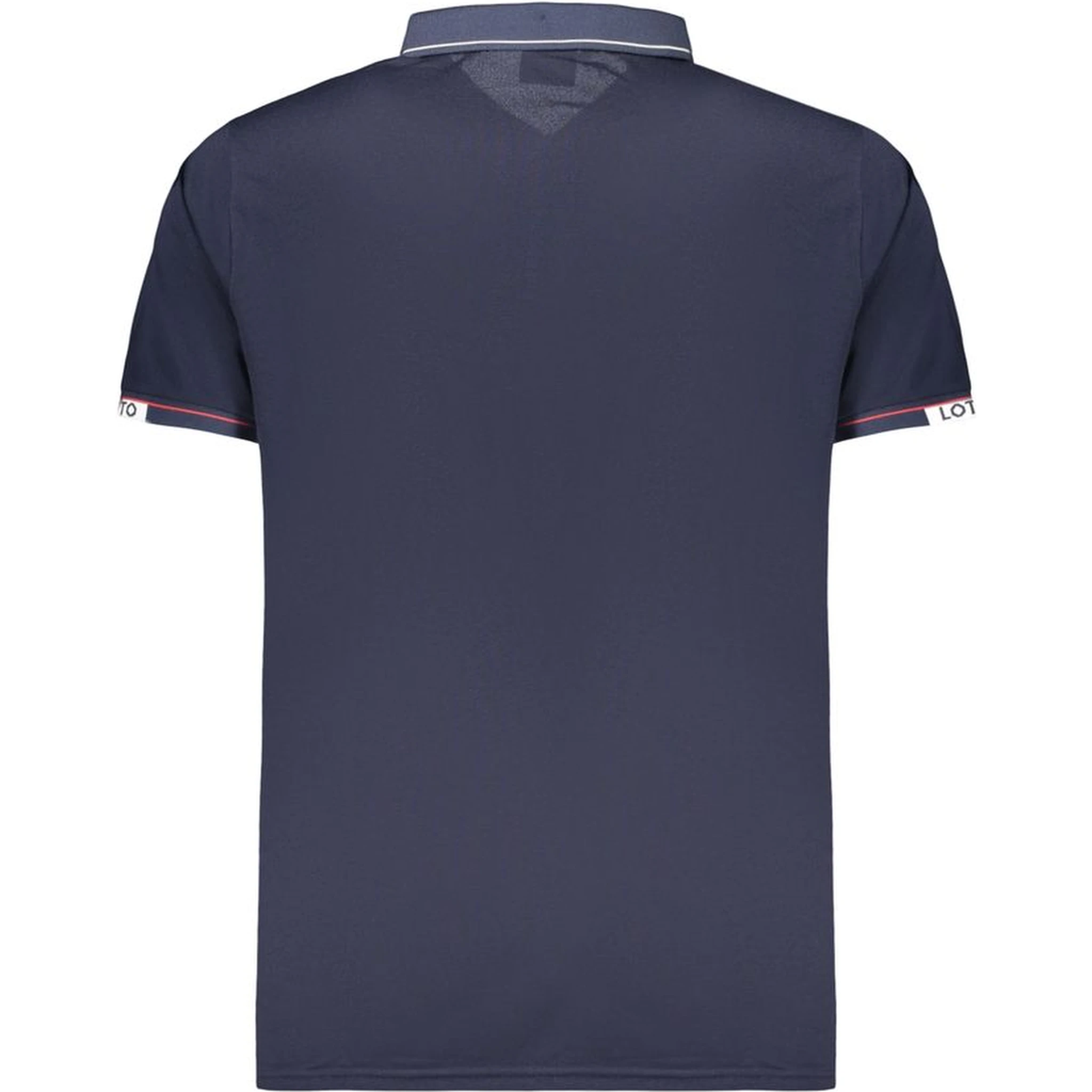 Blue Polyester Men's Polo Shirt