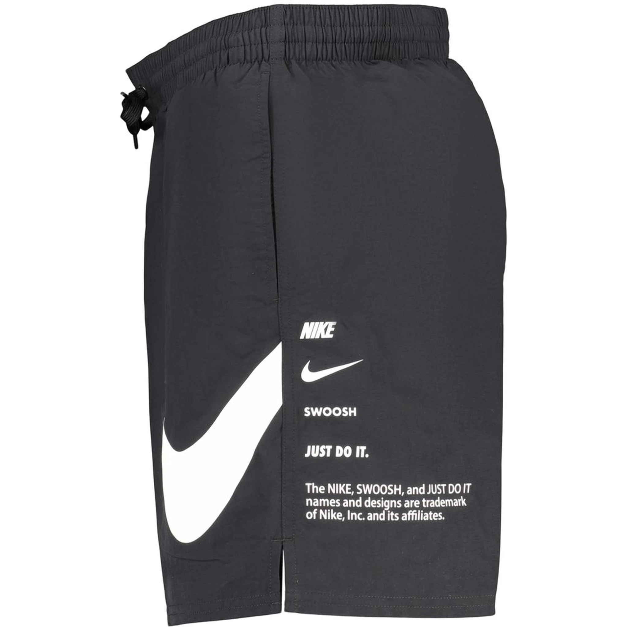 Black Polyester Mens Swimwear Shorts