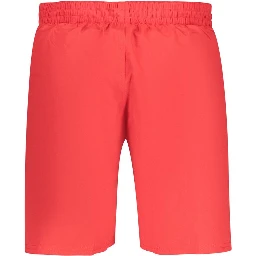 Rosso Polyester Mens Boxer