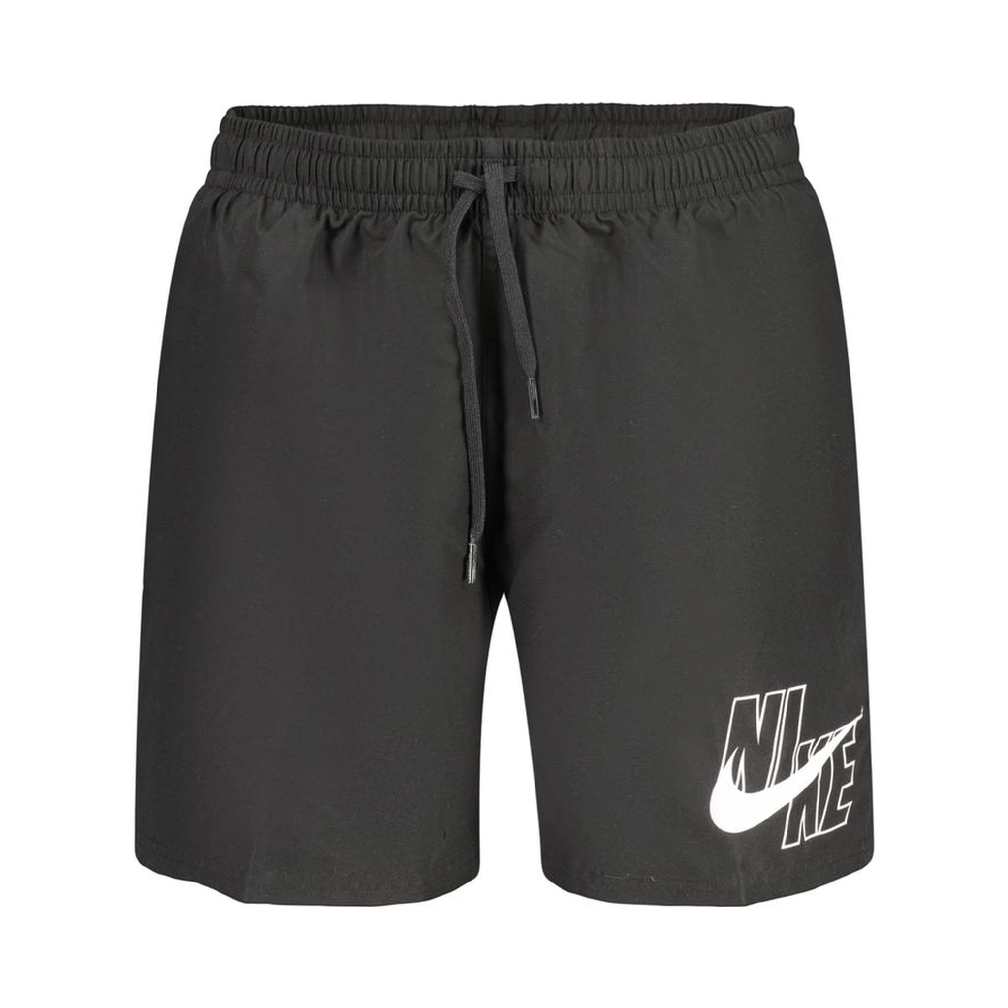 Black Polyester Men's Swimwear