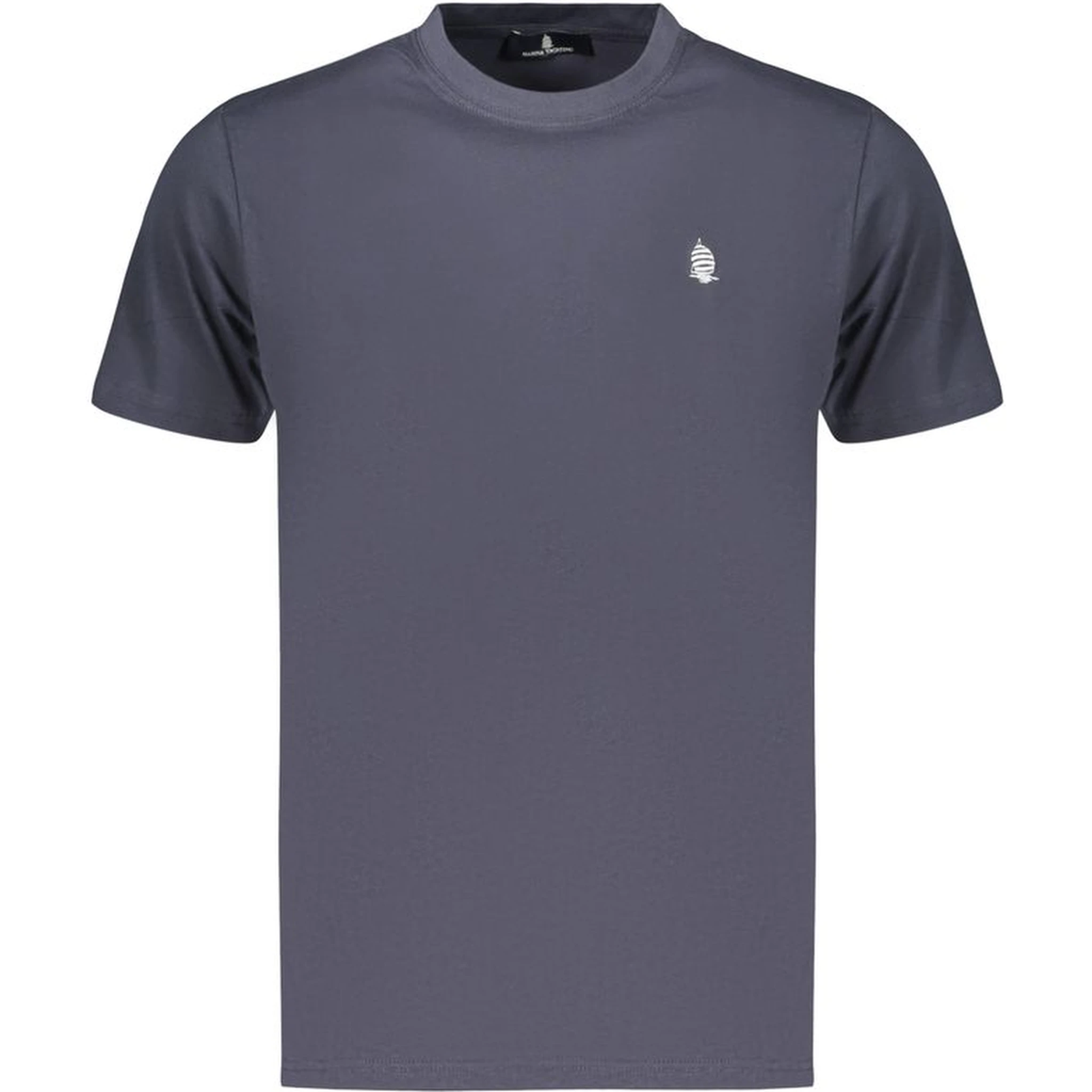 Blue Cotton Men's T-Shirt
