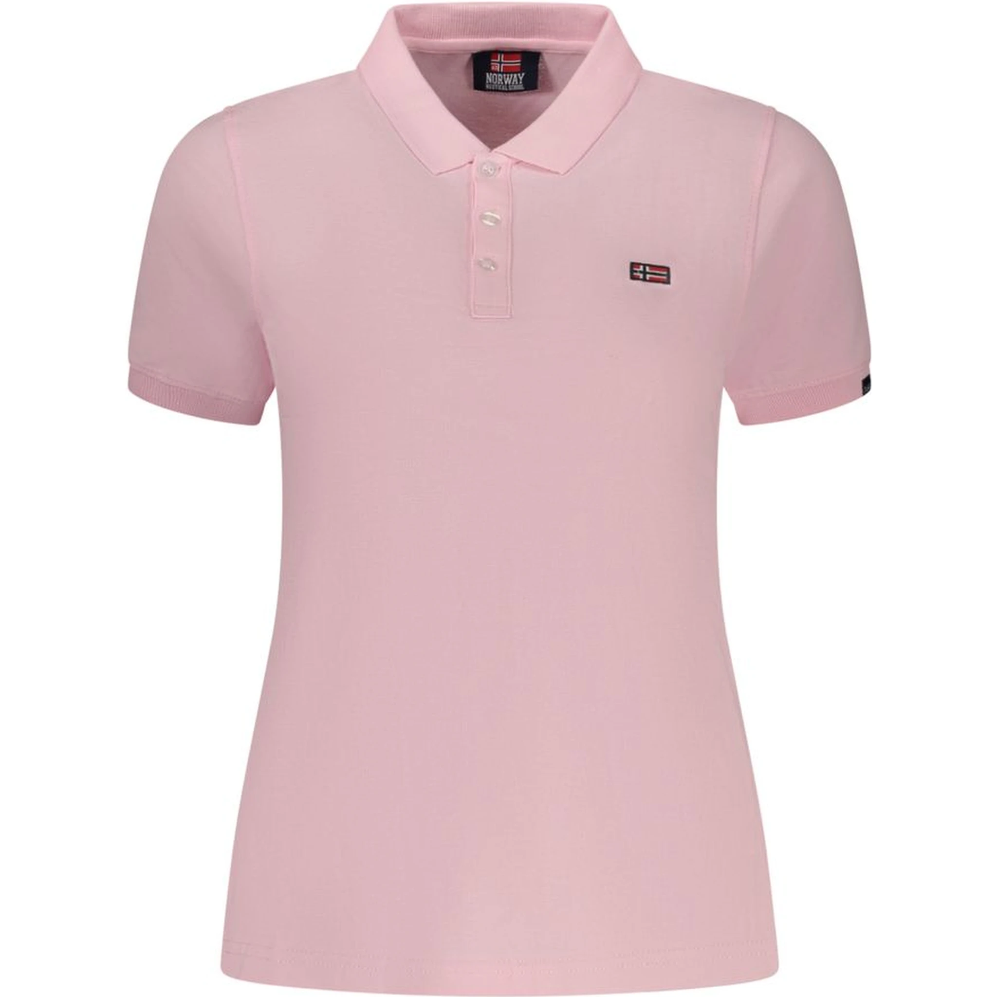 Pink Cotton Polo Shirt
