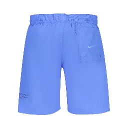 Blu Poliestere Uomo Shorts