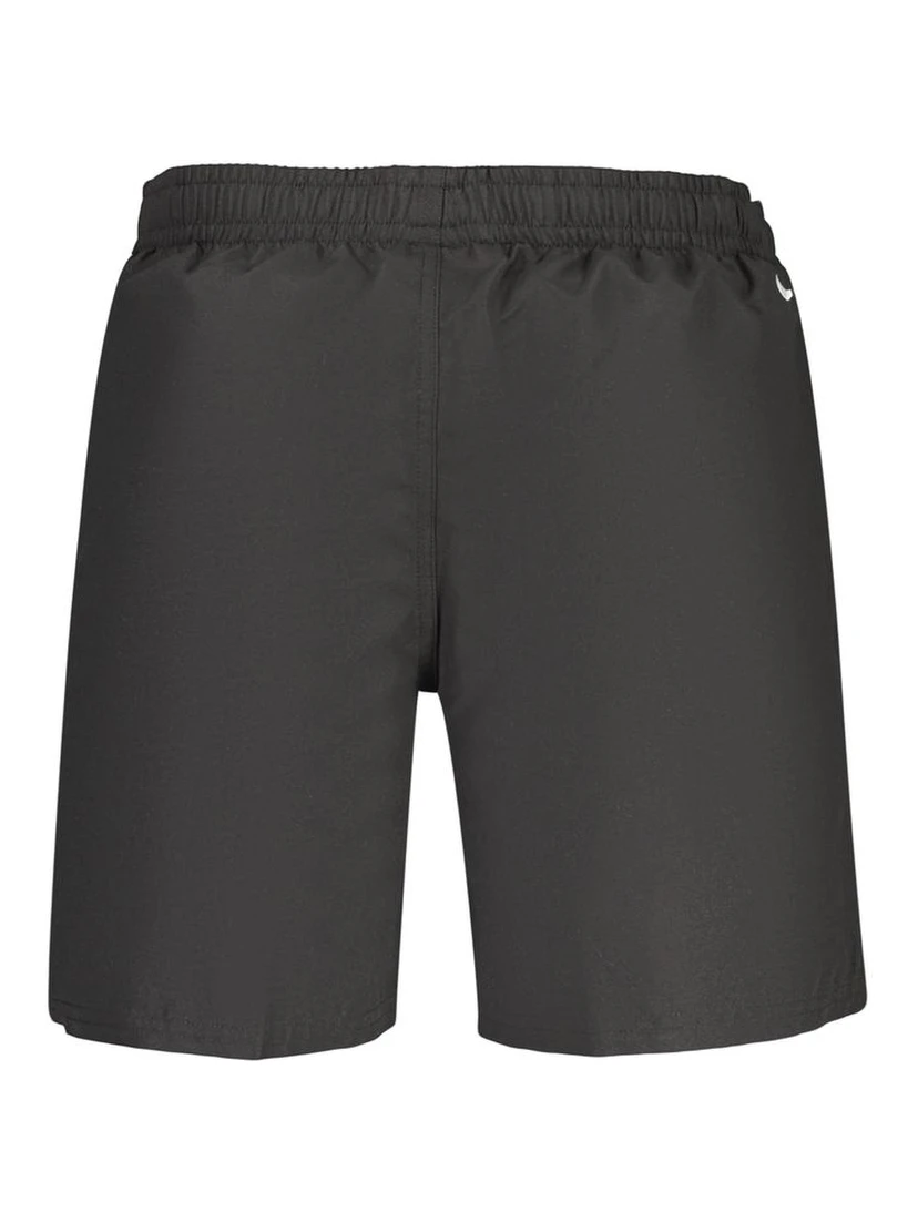 Black Polyester Men's Swimwear