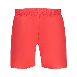 Rosso Polyester Mens Swimwear