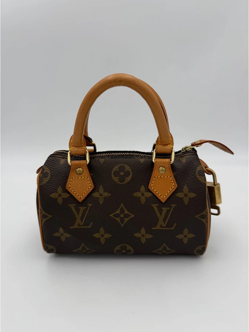 LOUIS VUITTON Nano Speedy Monogram Handbag