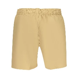 Beige Polyster Men Boxer