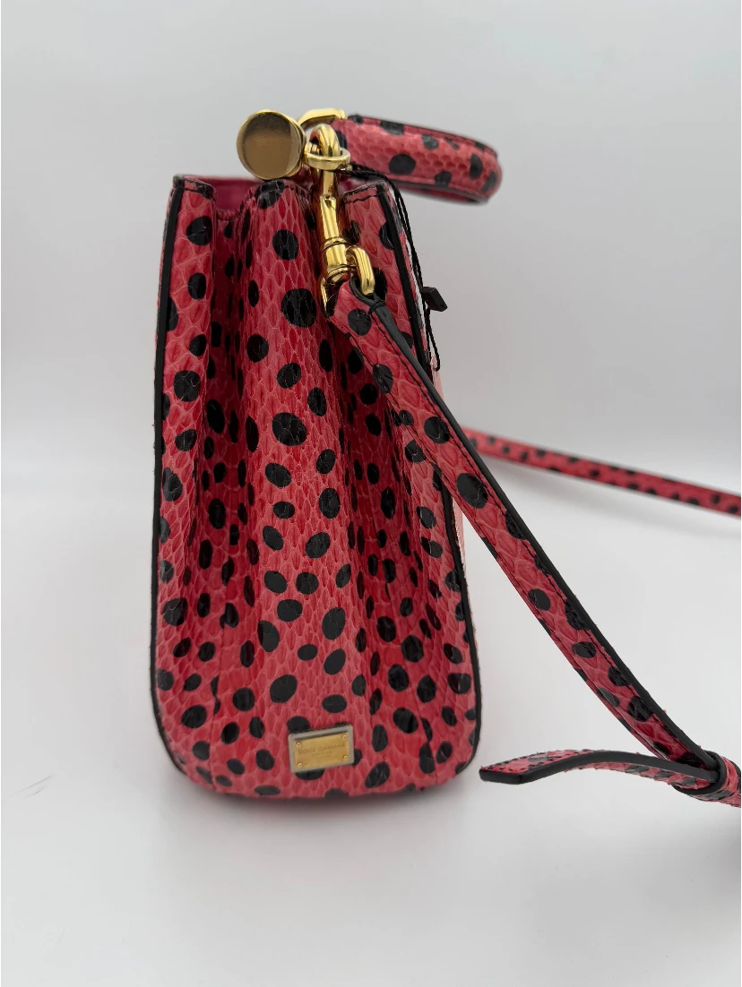 DOLCE & GABBANA SICILY in Reptile Skin Handbag