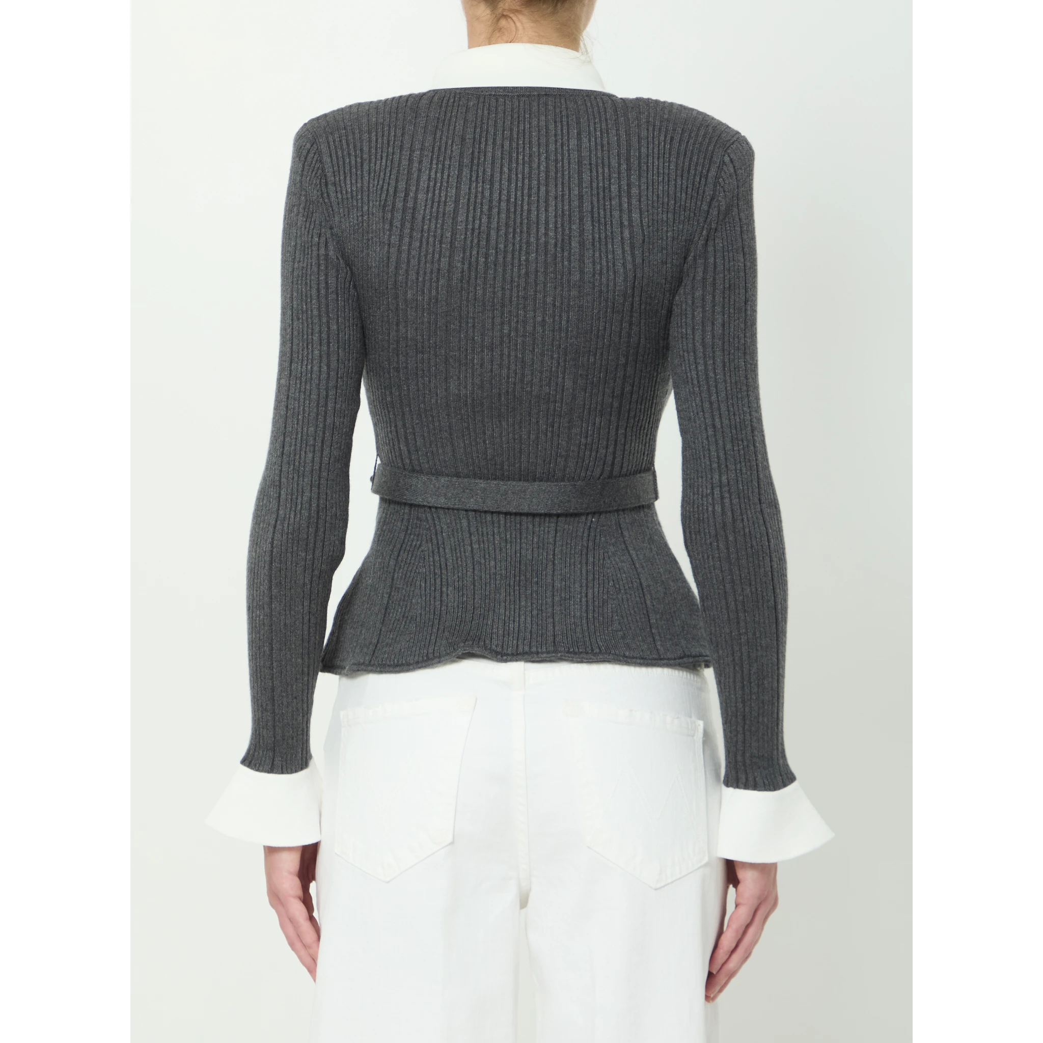Ribbed knit cargidan