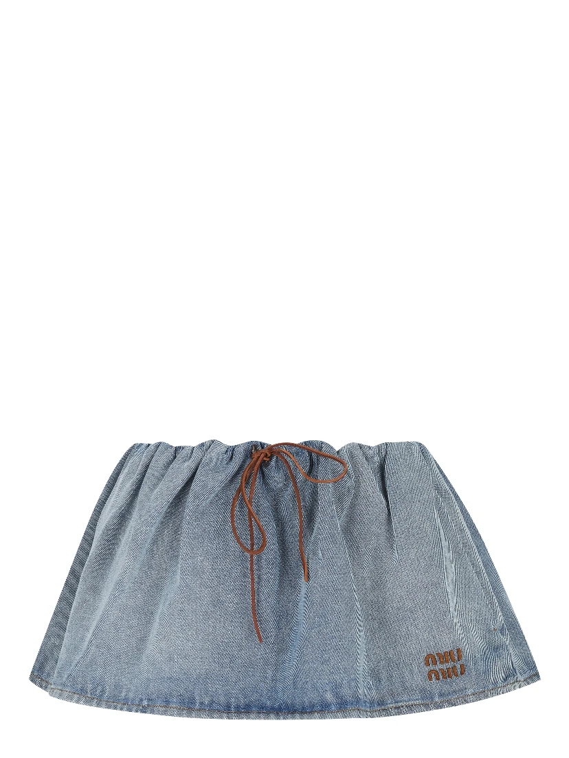 Miu Miu Skirts Light blue