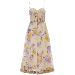 LUNA RUFFLE MIDI DRESS